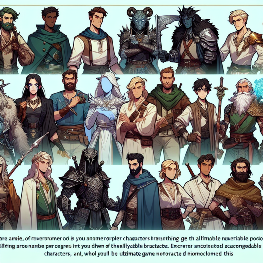 The Ultimate List of Male Genshin Impact Characters: Skills, Strengths, and Strategies